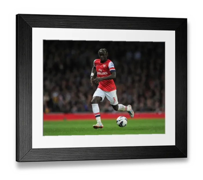 Framed Print : Bacary Sagna in Action: Arsenal vs Everton, Premier League 2012-13