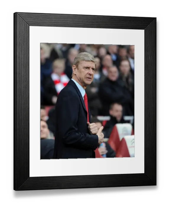 Framed Print : Arsene Wenger: Arsenal Manager before Arsenal vs. Everton, Premier League 2012-13 Framed Print : Arsene Wenger: Arsenal Manager before Arsenal vs. Everton, Premier League 2012-13
