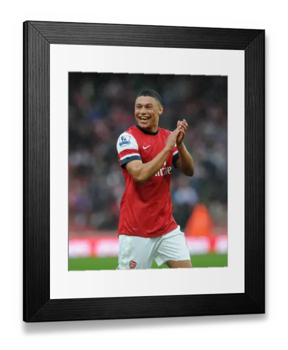 Framed Print : Alex Oxlade-Chamberlain Celebrates Arsenal's Victory: 3-1 Over Norwich City Framed Print : Alex Oxlade-Chamberlain Celebrates Arsenal's Victory: 3-1 Over Norwich City