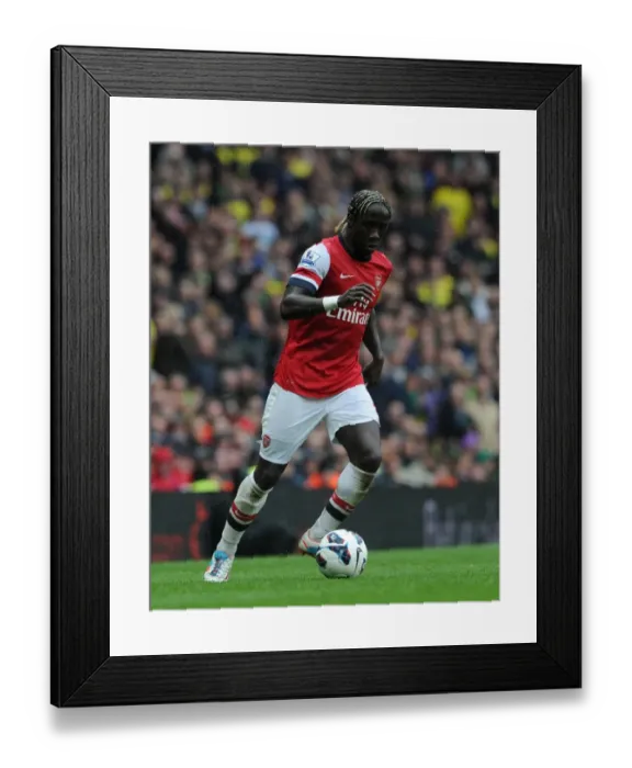 Framed Print : Bacary Sagna (Arsenal). Arsenal 3: 1 Norwich City. Barclays Premier League. Emirates Stadium Framed Print : Bacary Sagna (Arsenal). Arsenal 3: 1 Norwich City. Barclays Premier League. Emirates Stadium