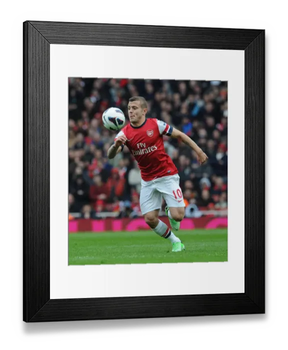 Framed Print : Jack Wilshere in Action: Arsenal vs Norwich City, Premier League 2012-13 Framed Print : Jack Wilshere in Action: Arsenal vs Norwich City, Premier League 2012-13