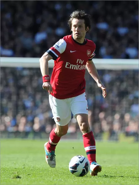 Tomas Rosicky: In Action for Arsenal Against Fulham, Premier League 2012-13