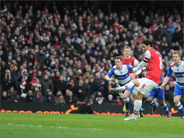 Arsenal's Arteta Scores Penalty in Victory over Reading (2012-13)