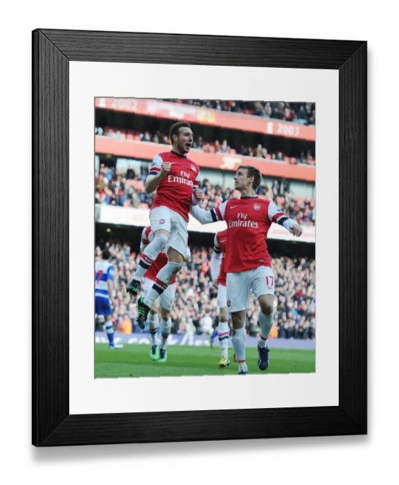 Framed Print : Arsenal's Unforgettable Victory Dance: Santi Cazorla and Nacho Monreal's Jubilant Moment (2013) Framed Print : Arsenal's Unforgettable Victory Dance: Santi Cazorla and Nacho Monreal's Jubilant Moment (2013)