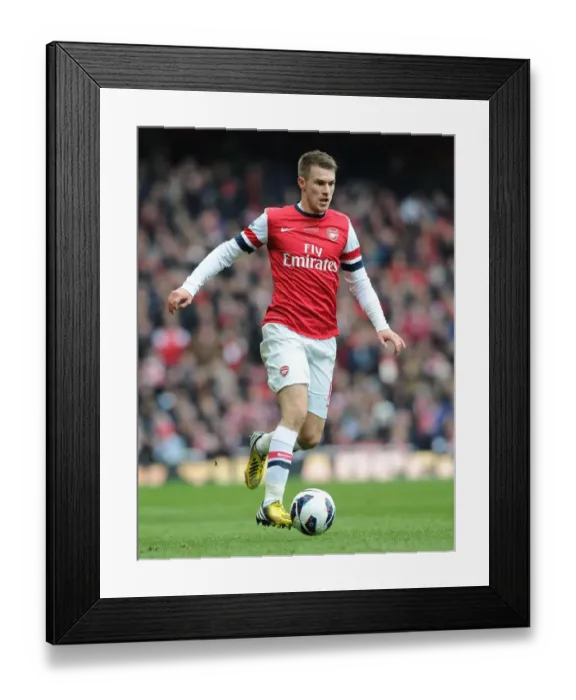Framed Print : Aaron Ramsey in Action: Arsenal vs. Reading, Premier League 2012-13 Framed Print : Aaron Ramsey in Action: Arsenal vs. Reading, Premier League 2012-13
