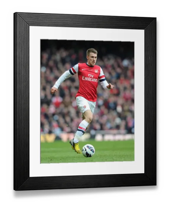 Framed Print : Aaron Ramsey in Action: Arsenal vs. Reading, Premier League 2012-13 Framed Print : Aaron Ramsey in Action: Arsenal vs. Reading, Premier League 2012-13