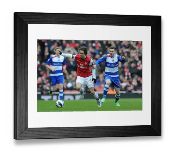 Framed Print : Arsenal's Rosicky Outwits Guthrie: A Premier League Battle (2013) Framed Print : Arsenal's Rosicky Outwits Guthrie: A Premier League Battle (2013)