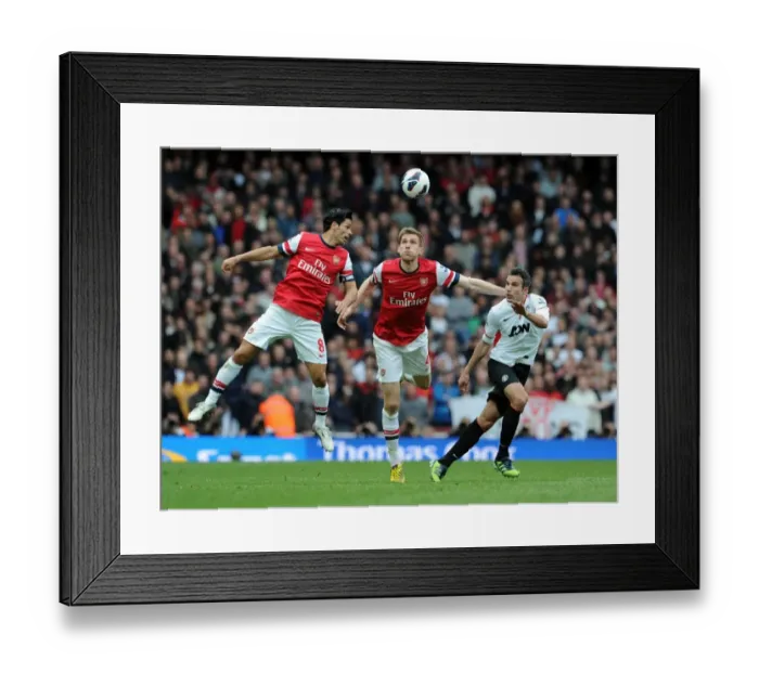 Framed Print : Arsenal vs Manchester United: Arteta and Mertesacker Deny Van Persie Framed Print : Arsenal vs Manchester United: Arteta and Mertesacker Deny Van Persie