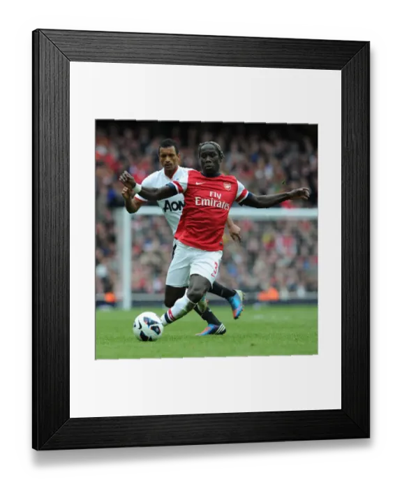 Framed Print : Bacary Sagna in Action: Arsenal vs Manchester United, Premier League 2012-13 Framed Print : Bacary Sagna in Action: Arsenal vs Manchester United, Premier League 2012-13
