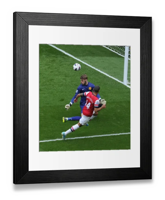 Framed Print : Theo Walcott's Stunning Goal: Arsenal's Victory Over Manchester United's David De Gea (2012-13) Framed Print : Theo Walcott's Stunning Goal: Arsenal's Victory Over Manchester United's David De Gea (2012-13)