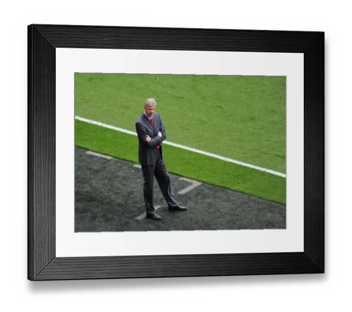 Framed Print : Arsene Wenger Leads Arsenal Against Manchester United, Premier League 2012-13 Framed Print : Arsene Wenger Leads Arsenal Against Manchester United, Premier League 2012-13