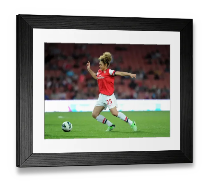 Framed Print : Jade Bailey: Arsenal Ladies Star in FA WSL Action against Liverpool FC, 2013