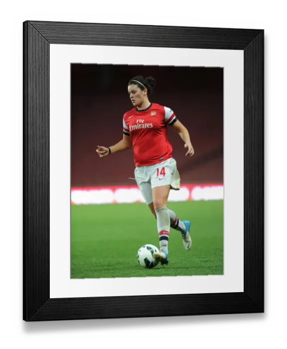 Framed Print : Arsenal's Jennifer Beattie Faces Off Against Liverpool Ladies in FA WSL Action Framed Print : Arsenal's Jennifer Beattie Faces Off Against Liverpool Ladies in FA WSL Action