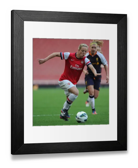 Framed Print : Arsenal vs Liverpool: Gemma Davison in FA WSL Action Framed Print : Arsenal vs Liverpool: Gemma Davison in FA WSL Action
