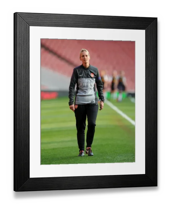 Framed Print : Shelley Kerr: Arsenal Ladies FC Manager Gears Up for FA WSL Showdown Against Liverpool Ladies FC
