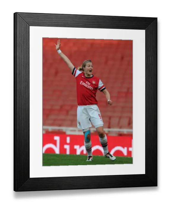 Framed Print : Ellen White's Controversial Goal Appeal: Arsenal Ladies vs. Liverpool Ladies, FA WSL