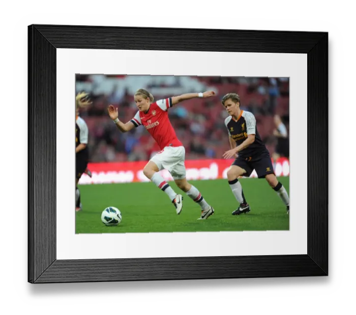 Framed Print : Clash of Titans: Arsenal Ladies vs. Liverpool Ladies - FA WSL Showdown