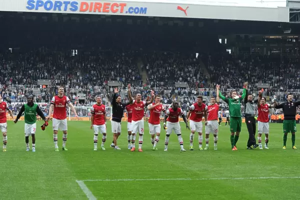 Arsenal's Premier League Victory: Celebrating Over Newcastle United (2012-13)