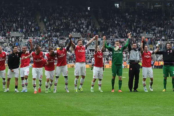 Arsenal's Premier League Victory: Triumphant Celebration over Newcastle United (2012-13)
