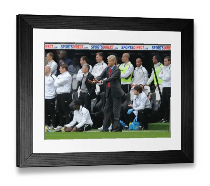 Framed Print : Arsene Wenger at St. James Park: Arsenal vs. Newcastle United, Premier League 2012-13 Framed Print : Arsene Wenger at St. James Park: Arsenal vs. Newcastle United, Premier League 2012-13