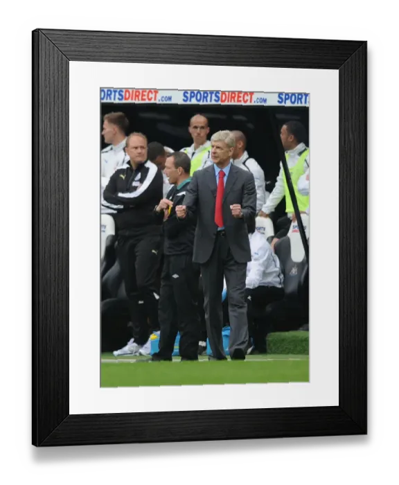 Framed Print : Arsene Wenger Celebrates Arsenal's Victory Over Newcastle United (2012-13)