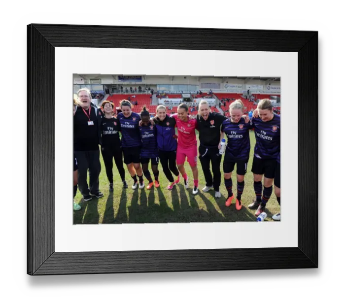 Framed Print : Arsenal Ladies celebrate winning the FA Cup. Arsenal Ladies 3: 0 Bristol Academy Framed Print : Arsenal Ladies celebrate winning the FA Cup. Arsenal Ladies 3: 0 Bristol Academy