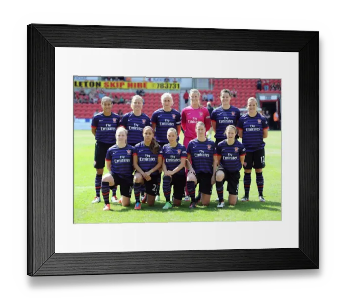 Framed Print : Arsenal Ladies vs. Bristol Academy - FA Women's Cup Final: The Showdown at Doncaster Framed Print : Arsenal Ladies vs. Bristol Academy - FA Women's Cup Final: The Showdown at Doncaster