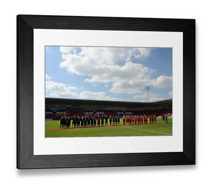 Framed Print : Arsenal and Bristol Academy Face Off in FA Women's Cup Final Framed Print : Arsenal and Bristol Academy Face Off in FA Women's Cup Final