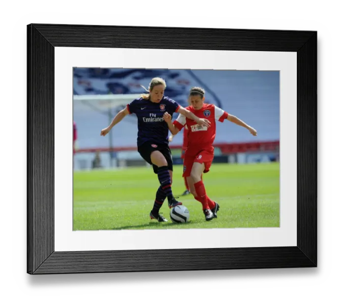 Framed Print : Arsenal vs. Bristol Academy: FA Women's Cup Final Showdown - Davison vs. Heatherson
