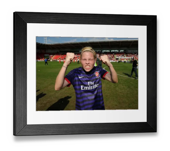 Framed Print : Gilly Flaherty's Emotional FA Women's Cup Victory with Arsenal Ladies Framed Print : Gilly Flaherty's Emotional FA Women's Cup Victory with Arsenal Ladies