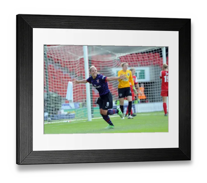Framed Print : Jordan Nobbs Scores Second Goal: Arsenal Ladies vs. Bristol Academy - FA Women's Cup Final