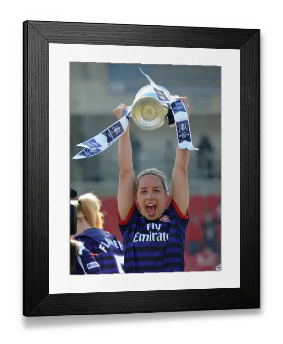 Framed Print : Jordan Nobbs Lifts FA Womens Cup for Arsenal after Victory over Bristol Academy Framed Print : Jordan Nobbs Lifts FA Womens Cup for Arsenal after Victory over Bristol Academy