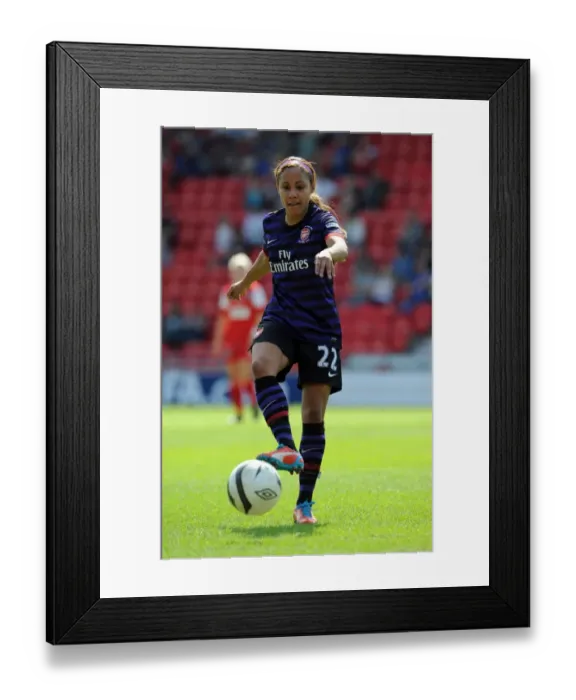 Framed Print : Alex Scott in Action: Arsenal Ladies vs. Bristol Academy - FA Women's Cup Final 2013
