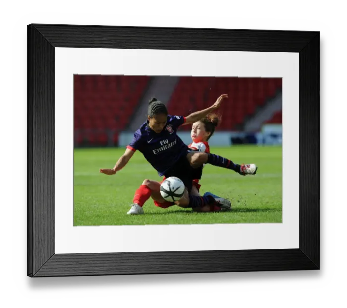 Framed Print : Showdown at the FA Cup Final: Yankey vs. James - Arsenal Ladies vs. Bristol Academy Framed Print : Showdown at the FA Cup Final: Yankey vs. James - Arsenal Ladies vs. Bristol Academy