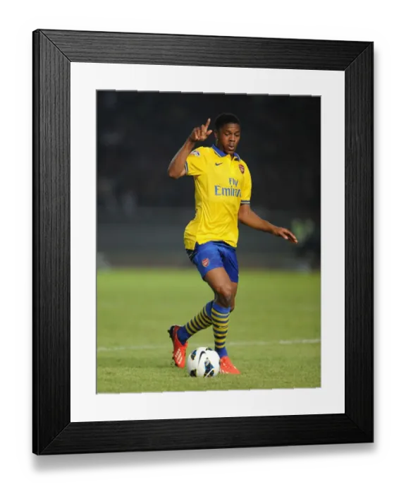 Framed Print : Chuba Akpom Faces Indonesia All-Stars in 2013-14 Pre-Season Friendly Framed Print : Chuba Akpom Faces Indonesia All-Stars in 2013-14 Pre-Season Friendly