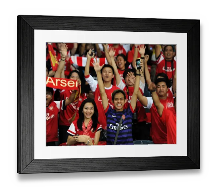 Framed Print : Arsenal Fans Gather for Dream Match in Jakarta: Indonesia All-Stars vs Arsenal (2013-14) Framed Print : Arsenal Fans Gather for Dream Match in Jakarta: Indonesia All-Stars vs Arsenal (2013-14)
