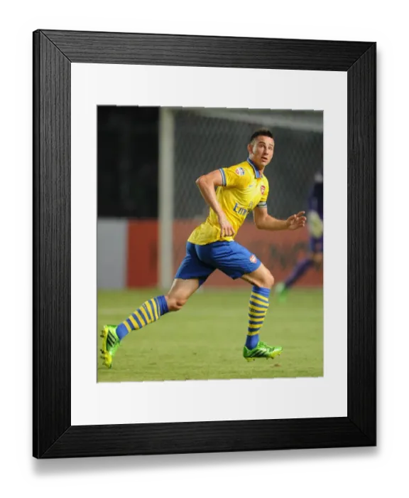Framed Print : Laurent Koscielny (Arsenal). Indonesia Dream Team 0: 7 Arsenal. Pre Season Friendly Framed Print : Laurent Koscielny (Arsenal). Indonesia Dream Team 0: 7 Arsenal. Pre Season Friendly
