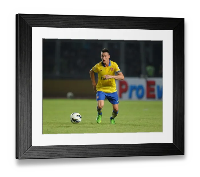 Framed Print : Laurent Koscielny's Showdown: Arsenal vs Indonesia All-Stars in Jakarta, 2013 Framed Print : Laurent Koscielny's Showdown: Arsenal vs Indonesia All-Stars in Jakarta, 2013