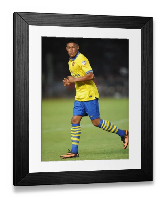 Framed Print : Alex Oxlade-Chamberlain: In Action Against Indonesia All-Stars (2013)