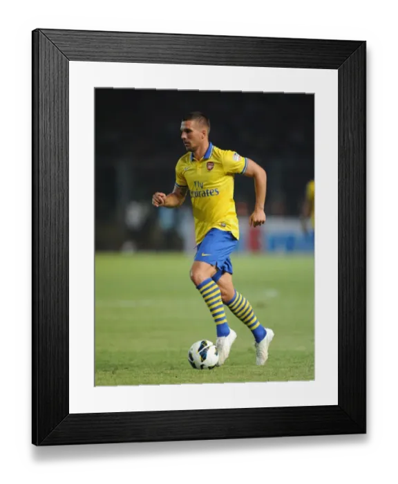 Framed Print : Lukas Podolski Faces Indonesia All-Stars: Arsenal Star in Pre-Season Clash, Jakarta 2013 Framed Print : Lukas Podolski Faces Indonesia All-Stars: Arsenal Star in Pre-Season Clash, Jakarta 2013