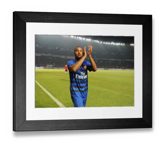 Framed Print : Theo Walcott's Heartfelt Thanks to Arsenal Fans in Indonesia After Victory Framed Print : Theo Walcott's Heartfelt Thanks to Arsenal Fans in Indonesia After Victory