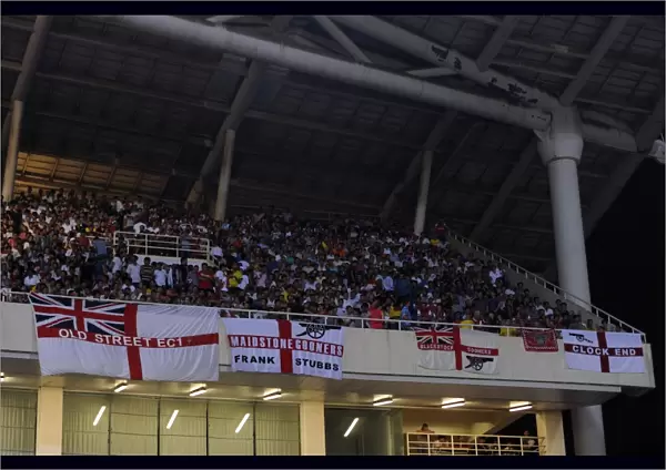 HANOI, VIETNAM - JULY 17: Fans of Arsenal during the international friendly match between Vietnam