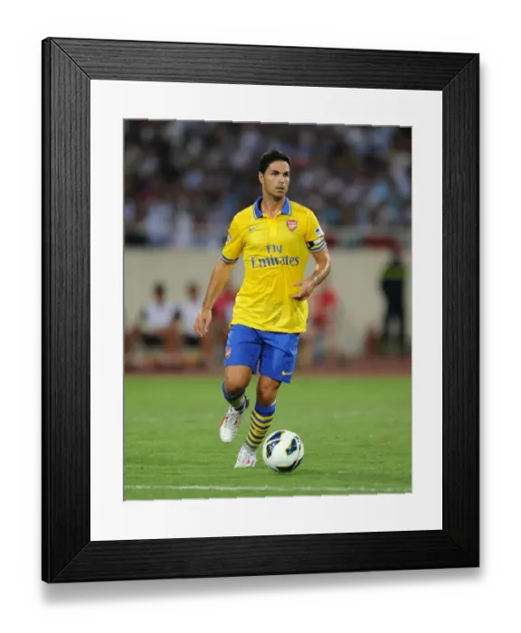 Framed Print : Mikel Arteta in Action: Vietnam vs. Arsenal (2013)
