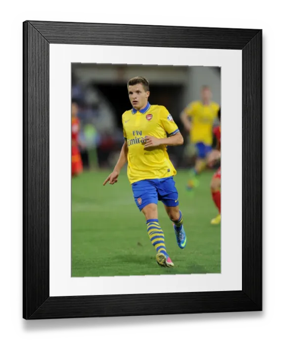 Framed Print : Thomas Eisfeld in Action: Arsenal vs. Vietnam (2013-14) Framed Print : Thomas Eisfeld in Action: Arsenal vs. Vietnam (2013-14)