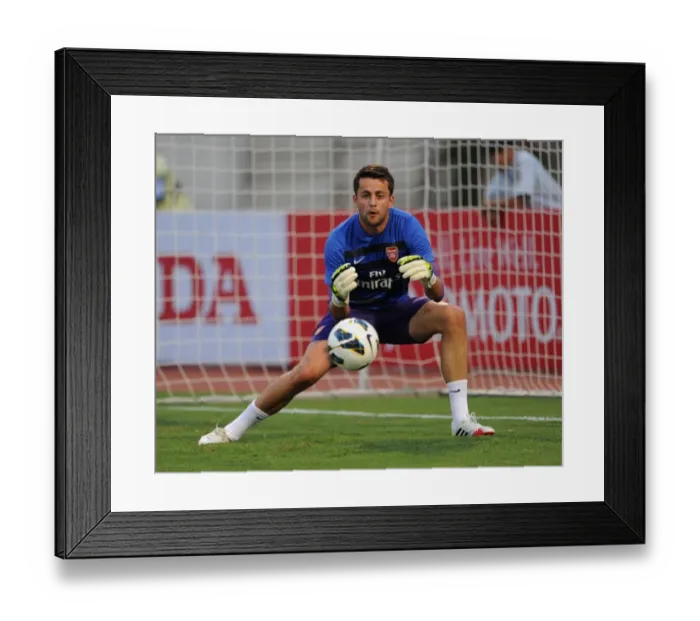 Framed Print : HANOI, VIETNAM - JULY 17: Lukasz Fabainski of Arsenal during the international friendly Framed Print : HANOI, VIETNAM - JULY 17: Lukasz Fabainski of Arsenal during the international friendly