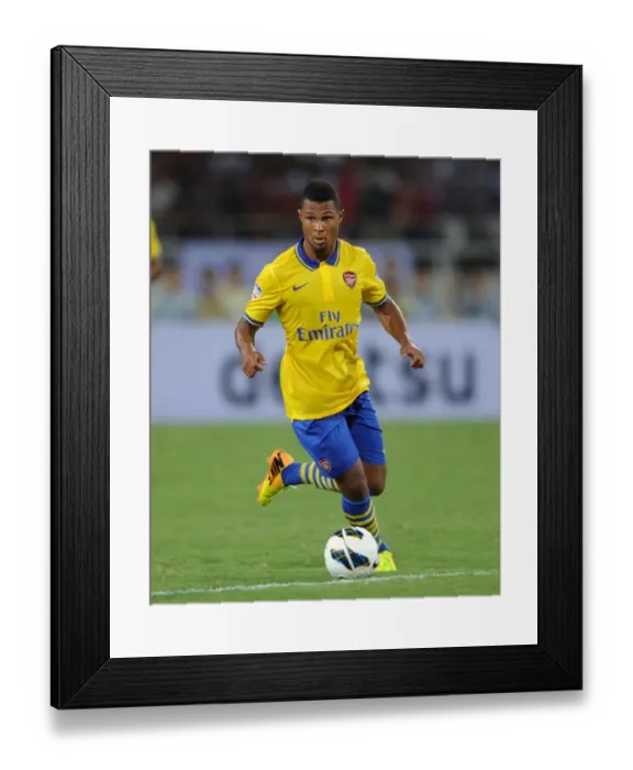 Framed Print : Serge Gnabry in Action: Vietnam vs. Arsenal (2013-14)