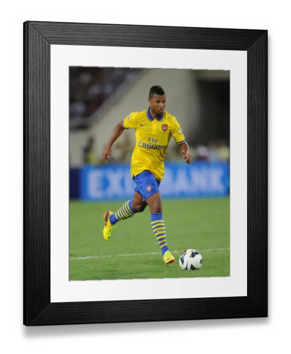 Framed Print : Serge Gnabry in Action: Vietnam vs. Arsenal, 2013