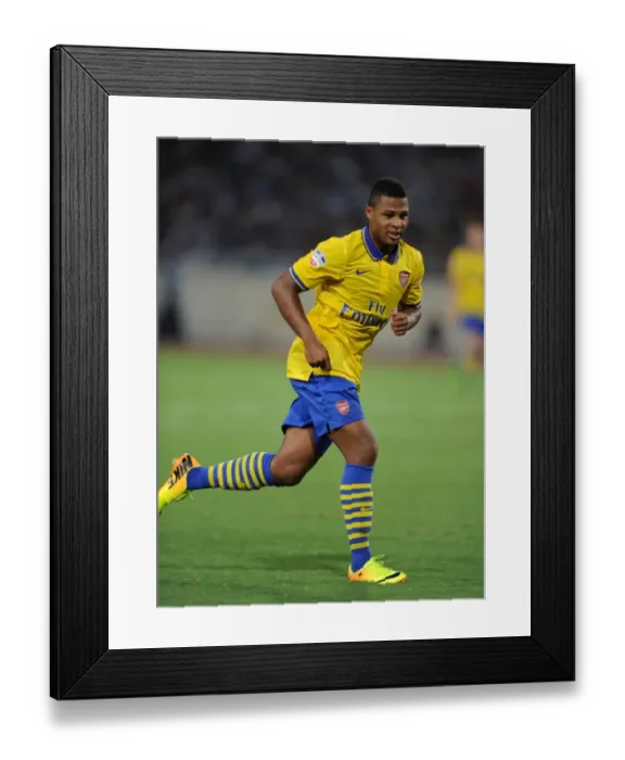 Framed Print : Serge Gnabry in Action: Vietnam vs. Arsenal (2013-14)