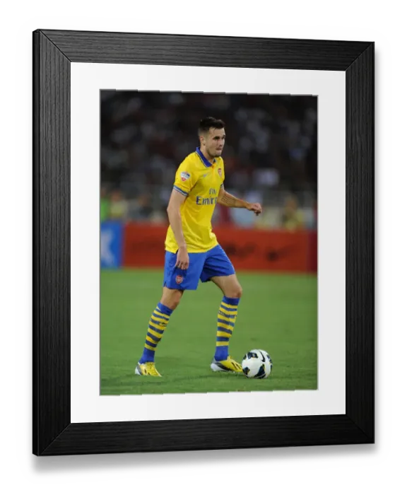 Framed Print : Carl Jenkinson: Arsenal Star in Action against Vietnam (2013-14)