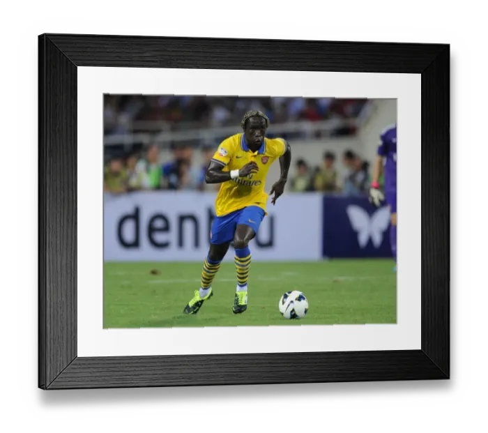 Framed Print : Bacary Sagna: Arsenal Star in Vietnam Friendly (2013-14)